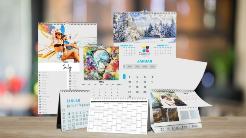 TISK KOLEDARJEV po željah naročnika - copigraf.si